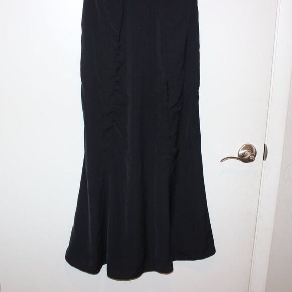 Abercrombie & Fitch Black  Sweetheart Maxi  Dress Women Size Small - Picture 6 of 11